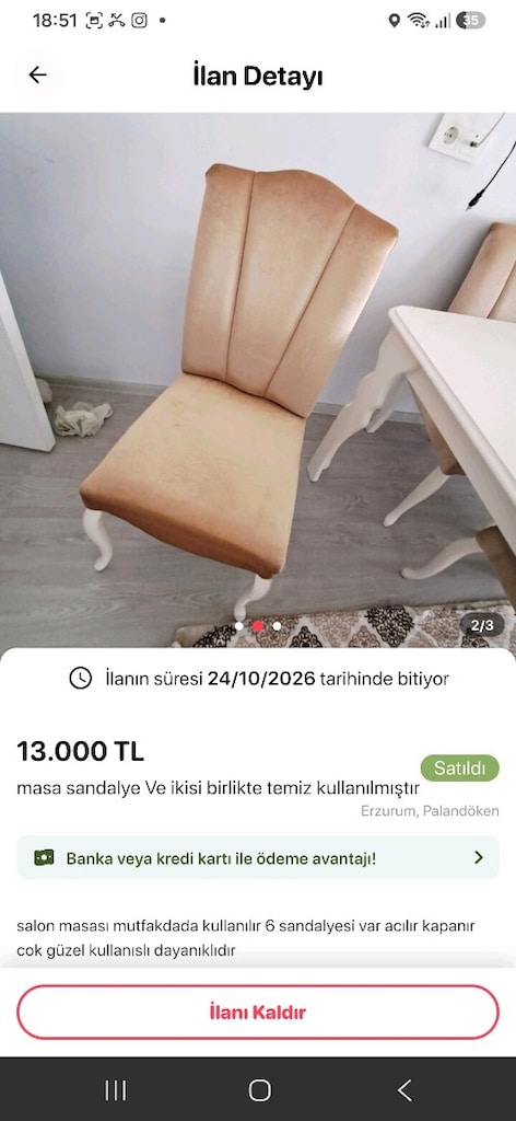 salon masası yada mutfak masası - 2