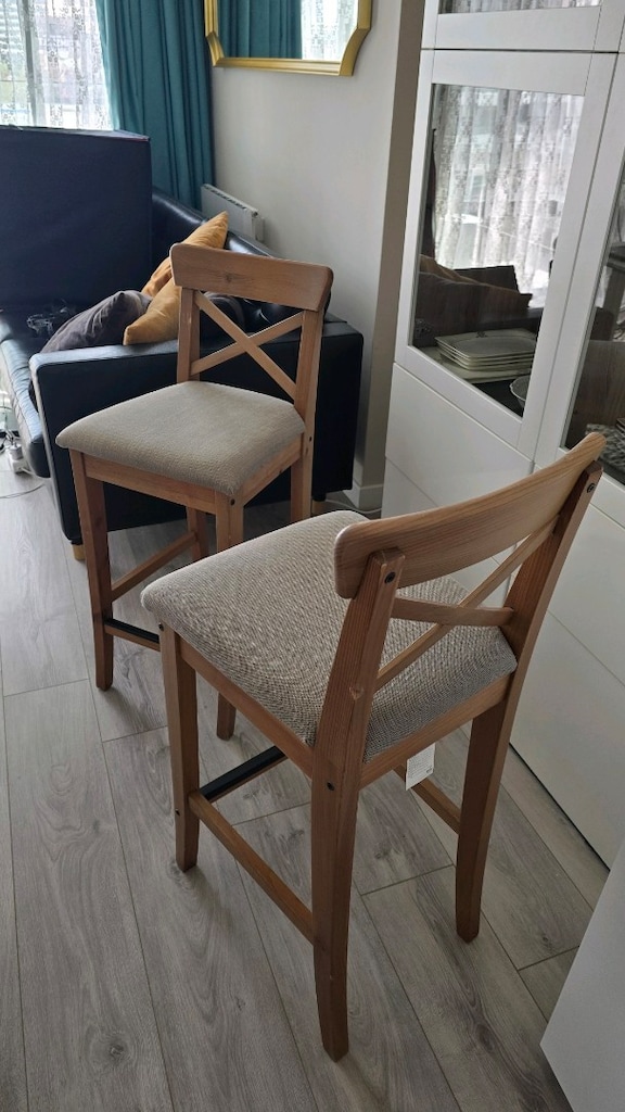 Ikea İki Adet Bar Sandalyesi - 9