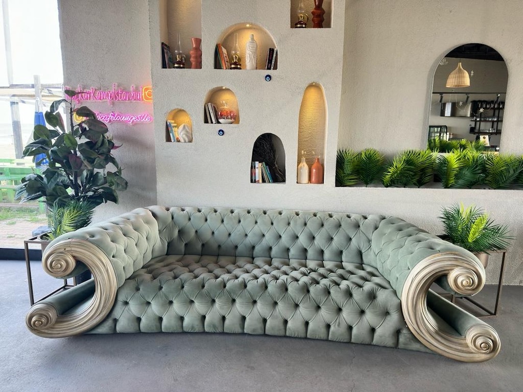 3 lü Cafe dekor koltuğu - 2