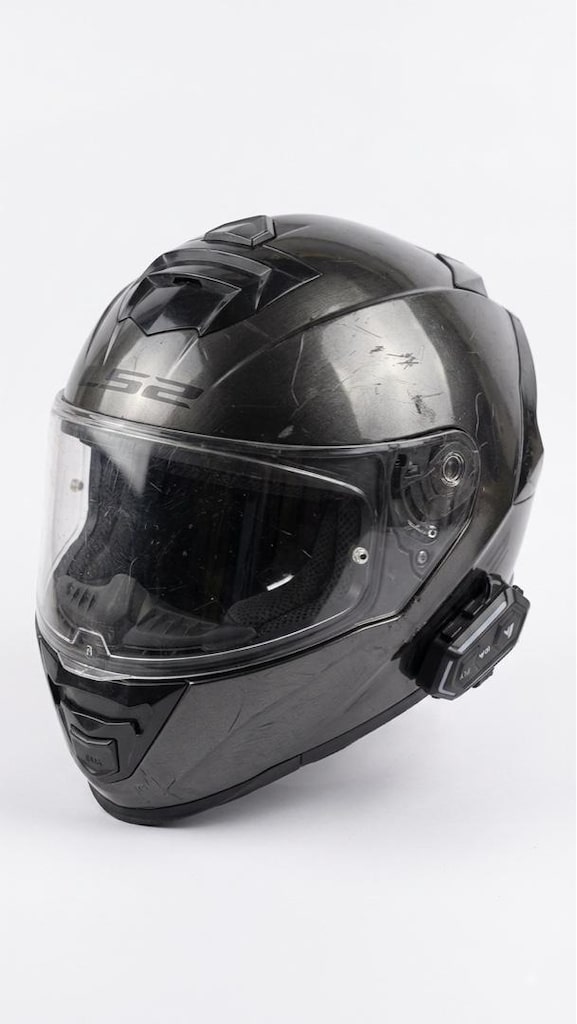 LS2 Storm 2 Kask + V20 Bluetooth Intercom Seti (Dahili Güneş Vizörlü) - 2