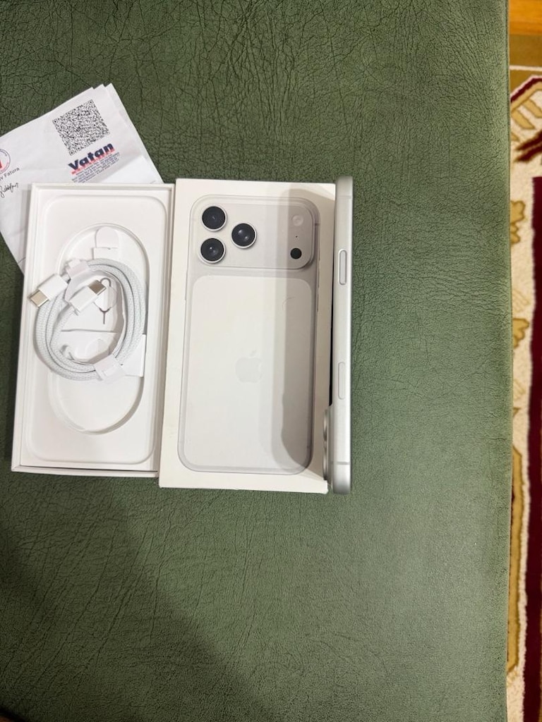 iphone 17pro max (17 ay garantili pil 100) - 6