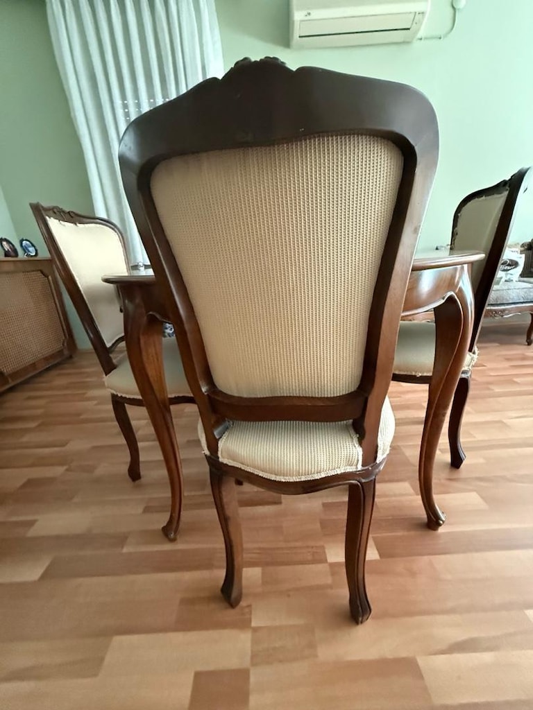 Yemek Odası Takımı Vintage Gerçek Ceviz - 8