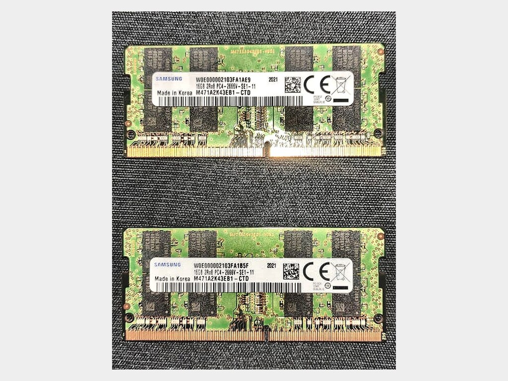 Samsung 32GB (2x16) DDR4 2666MHz Laptop RAM - 7