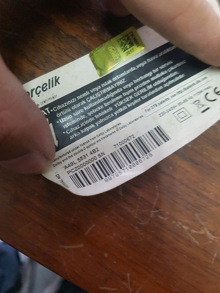 Arçelik A49L 5531 4B2 ZNL507R Tcon flex kablo - 2
