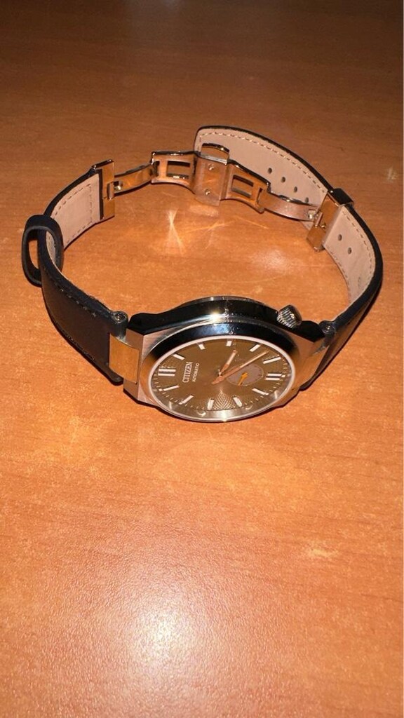Citizen Tsuyosa Small Second NK5010–01H Deri Kordonlu - 2