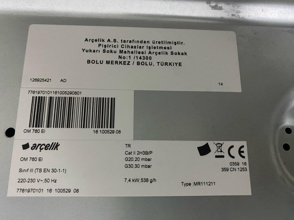 Arçelik ankastre set - 7
