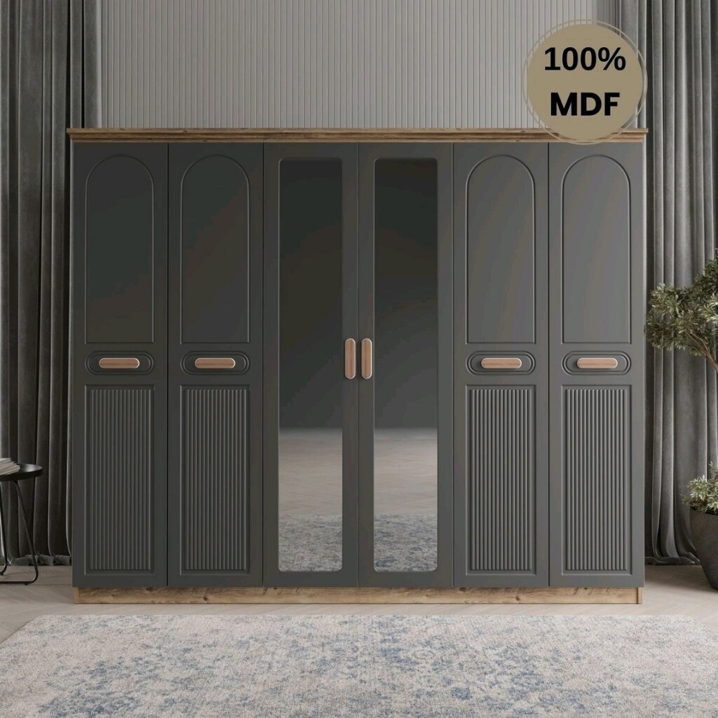 MDF 6 KAPAKLI DOLAP / GARDOLAP - 9