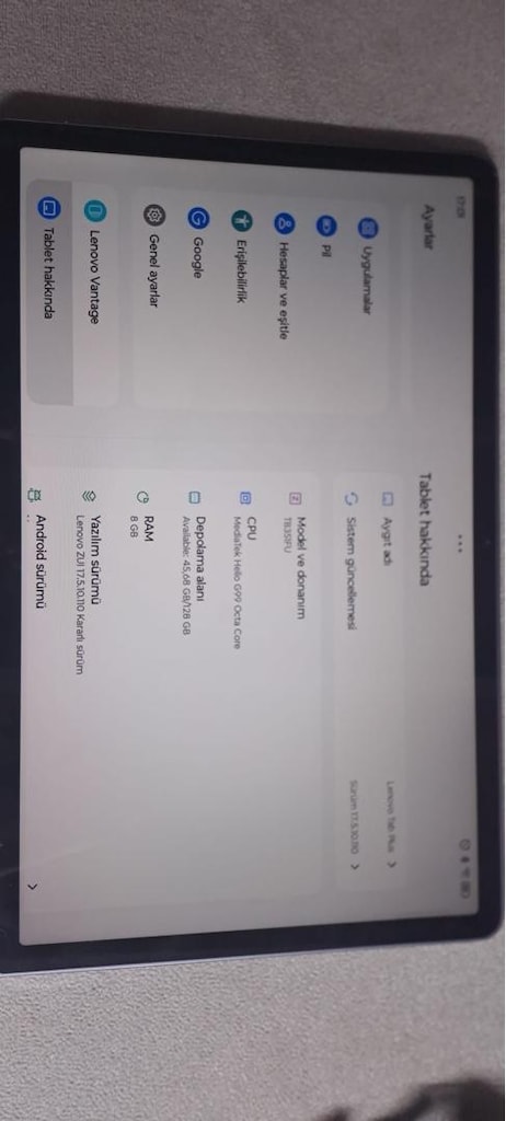 Lenovo Tab Plus 128 GB – 8 GB RAM - 4