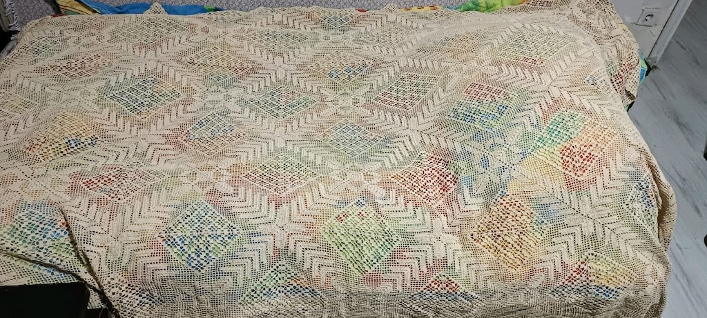 Nostaljik Dantel Yemek Masası Örtüsü - 3