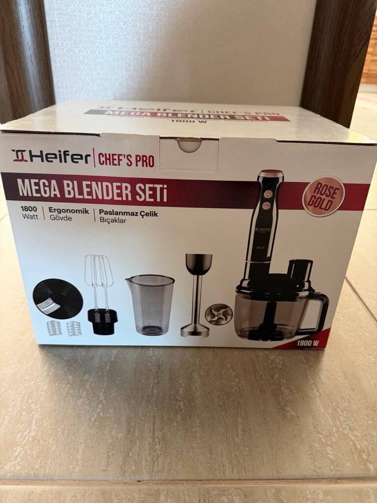 Heifer Mega Blender Seti Rose Gold - 2