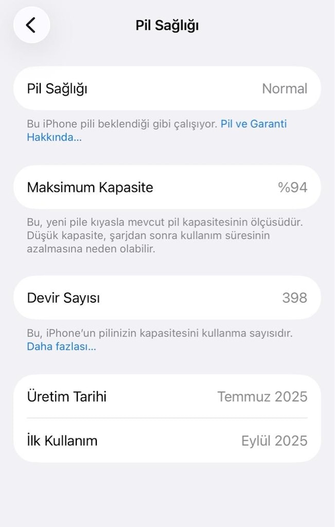 İphone 16 pro 128 GB Nokta Hatasız - 6