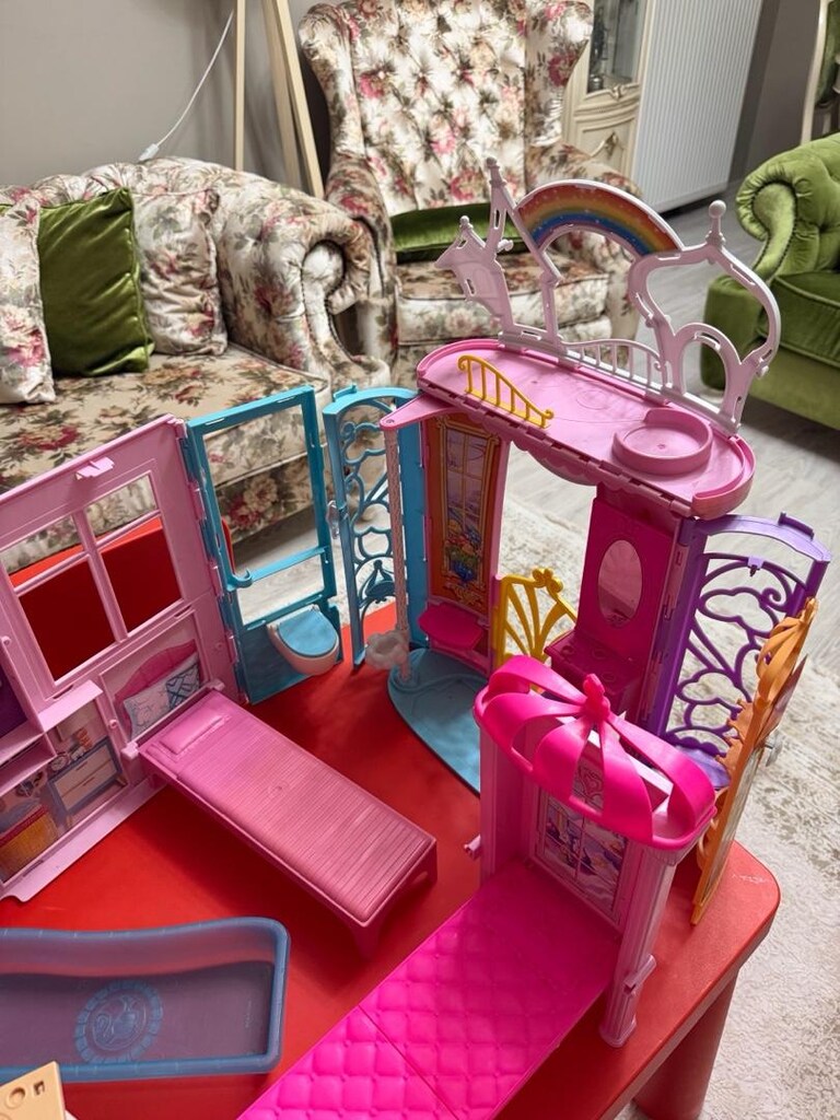 2 adet barbi evi ve 8 adet barbi set - 3