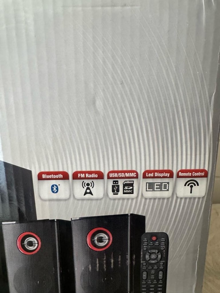 SIFIR KAPALI KUTU - Sunny SN3SS21 5+1 Bluetooth Ses Sistemi - 4