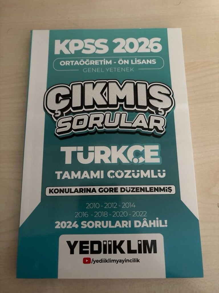 kpss Yediiklim çıkmış sorular - 4