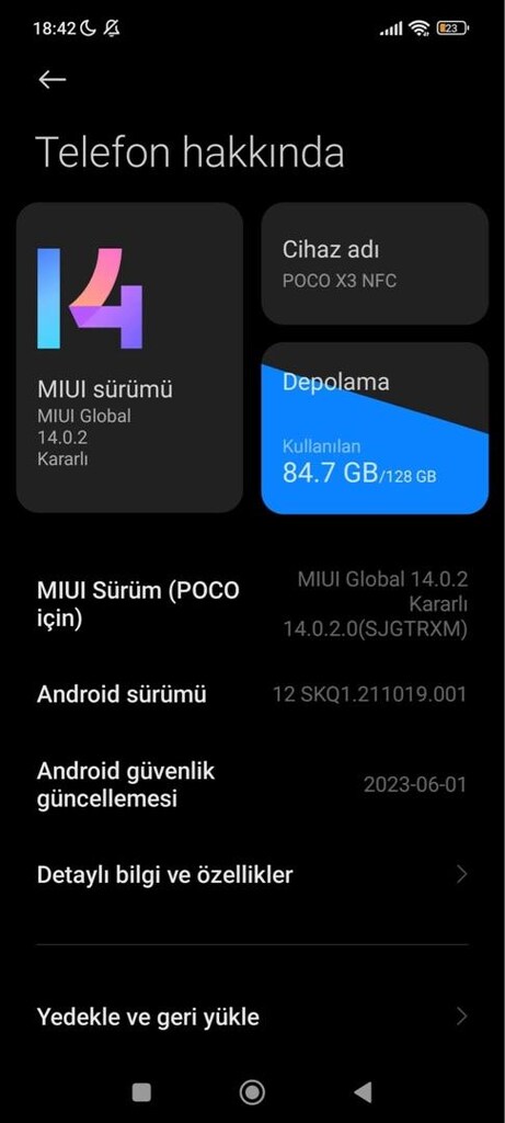 Yurtiçi Kutulu Poco X3 NFC 128GB 6+2GB Ram - 5