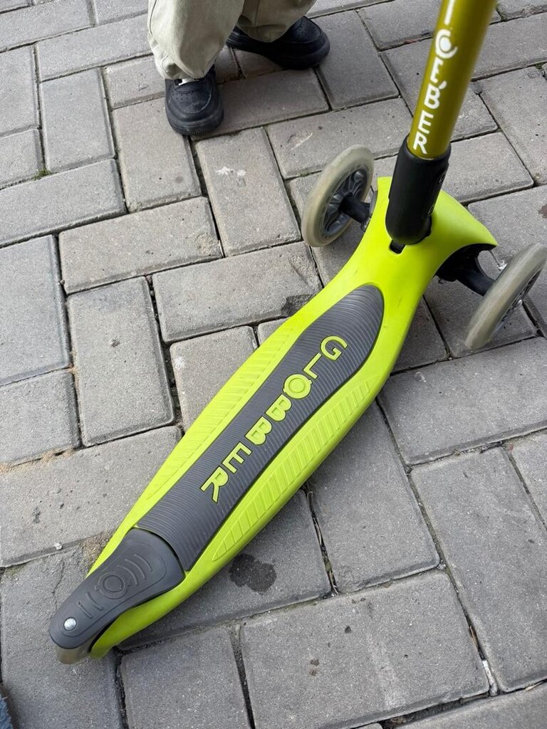 3in1 Globber Go Up Deluxe 3 Tekerlekli Katlanabilir yeşil Scooter - 5