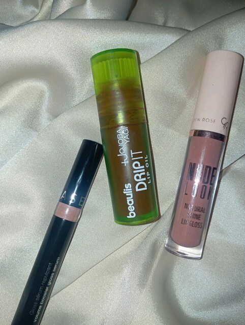ruj glos lip oil 3 adet sephora beaulis golden rose
