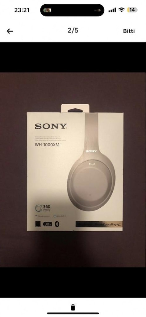 Sony WH-1000XM4 Kulak Üstü Kablosuz Kulaklık - 2