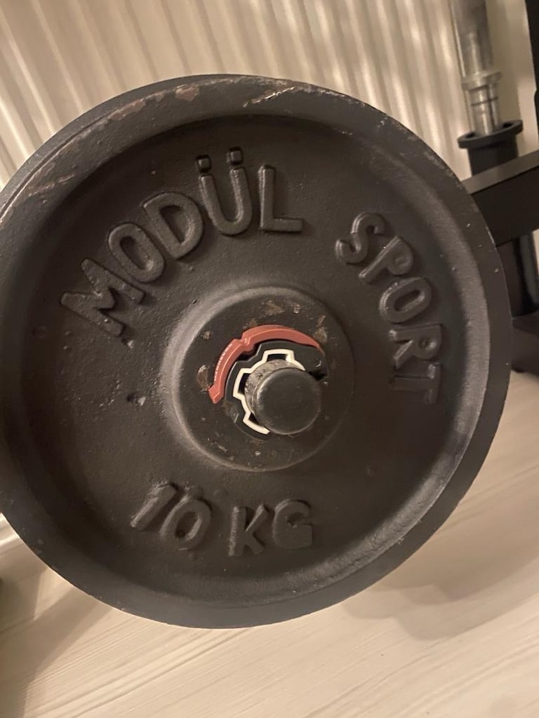 DÖKÜM AĞIRLIK SETİ (68 kg) + kondisyon bisikleti+ barfiks barı - 3