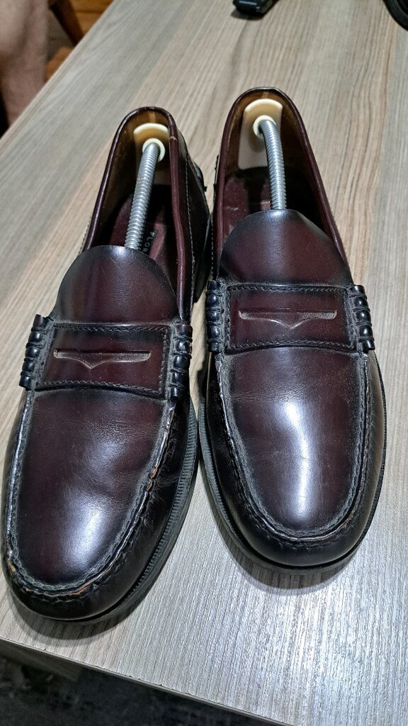 Orjinal florsheim hakiki deri bordo loafer 42 - 2