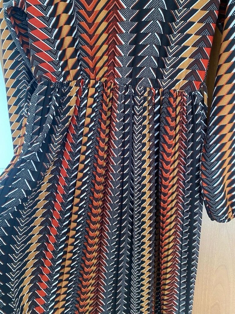 Çizgili Elbise Tunik - 5