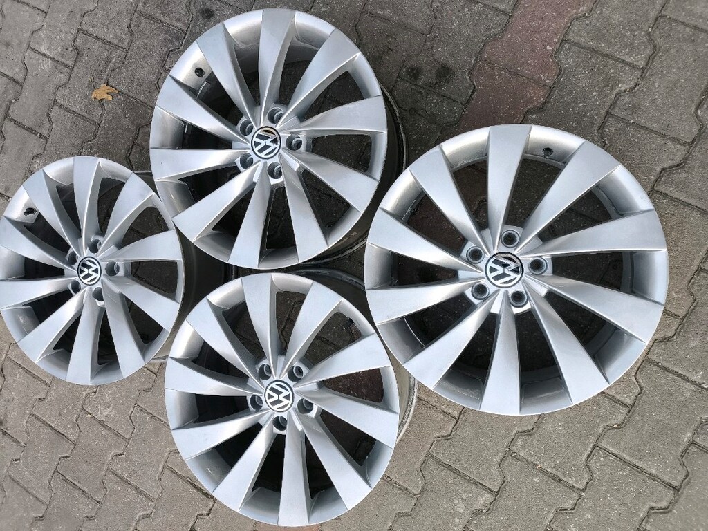 18" VW İNTERLAGOS JANT TAKIMI 5*112 TEMİZ - 5