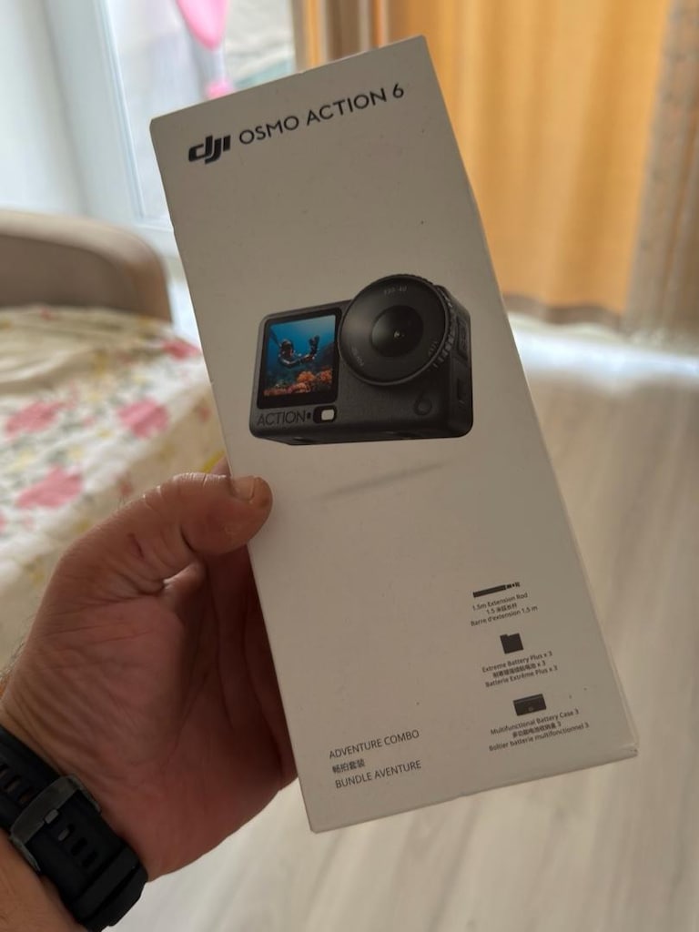 dji osmo action 6 dolu dolu ve sıfır ayarında - 5