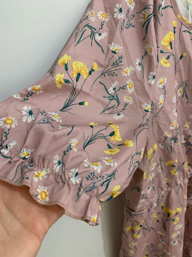 Shein 2XL-3XL uyumlu midii elbise - 5