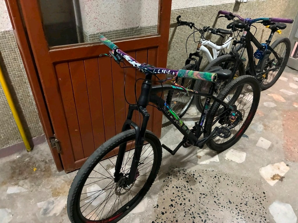 temiz modifiyeli 27,5 jant bisiklet 10 vites ayna kol hediye - 7