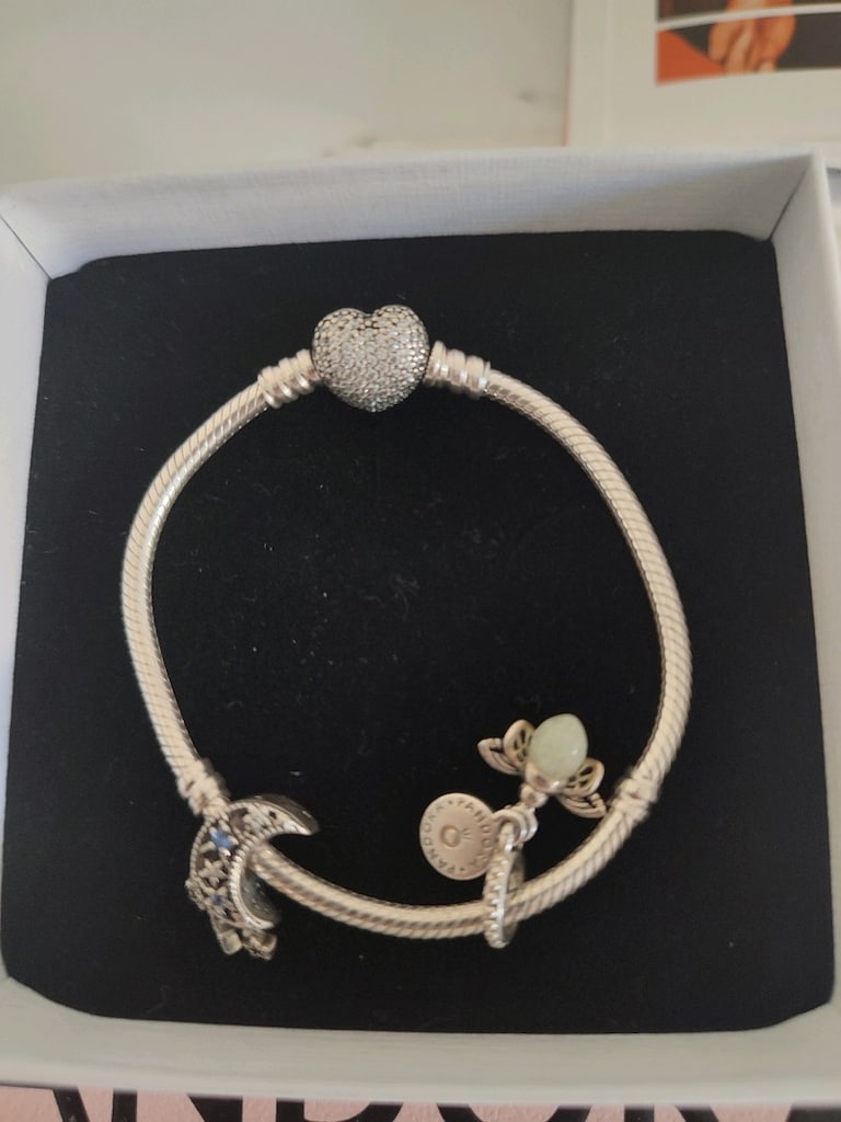 Pandora bileklik + 2 adet charm - 5