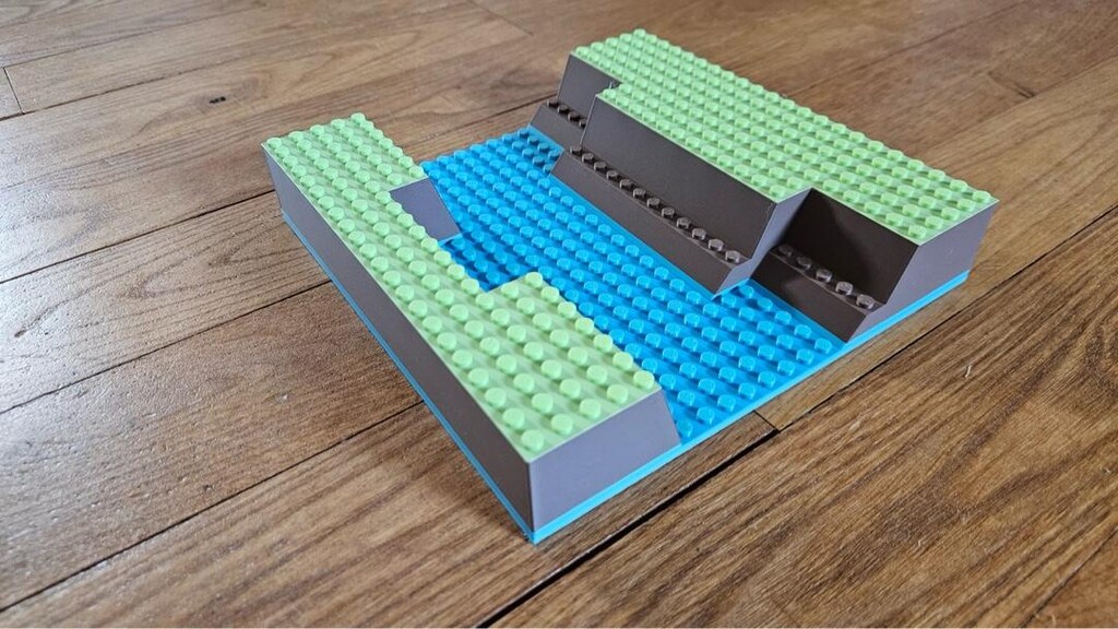 Lego Savaş Siperi Zemini ve Nehir Yatağı - 2