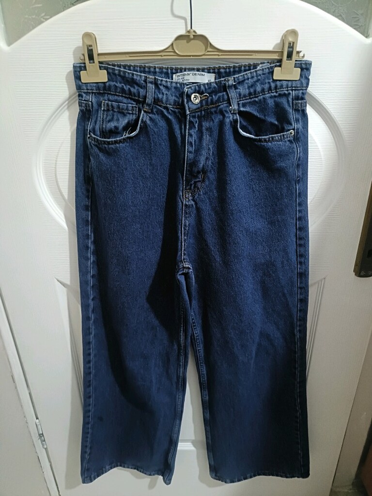 Kadın İspanyolpaça Pantolon Jeans 40 Beden