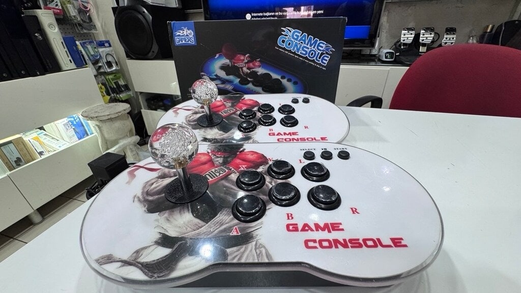 GAME CONSOLE - 10.000 OYUNLU 2 Lİ ARCADE OYUN GAMEBOX - 3