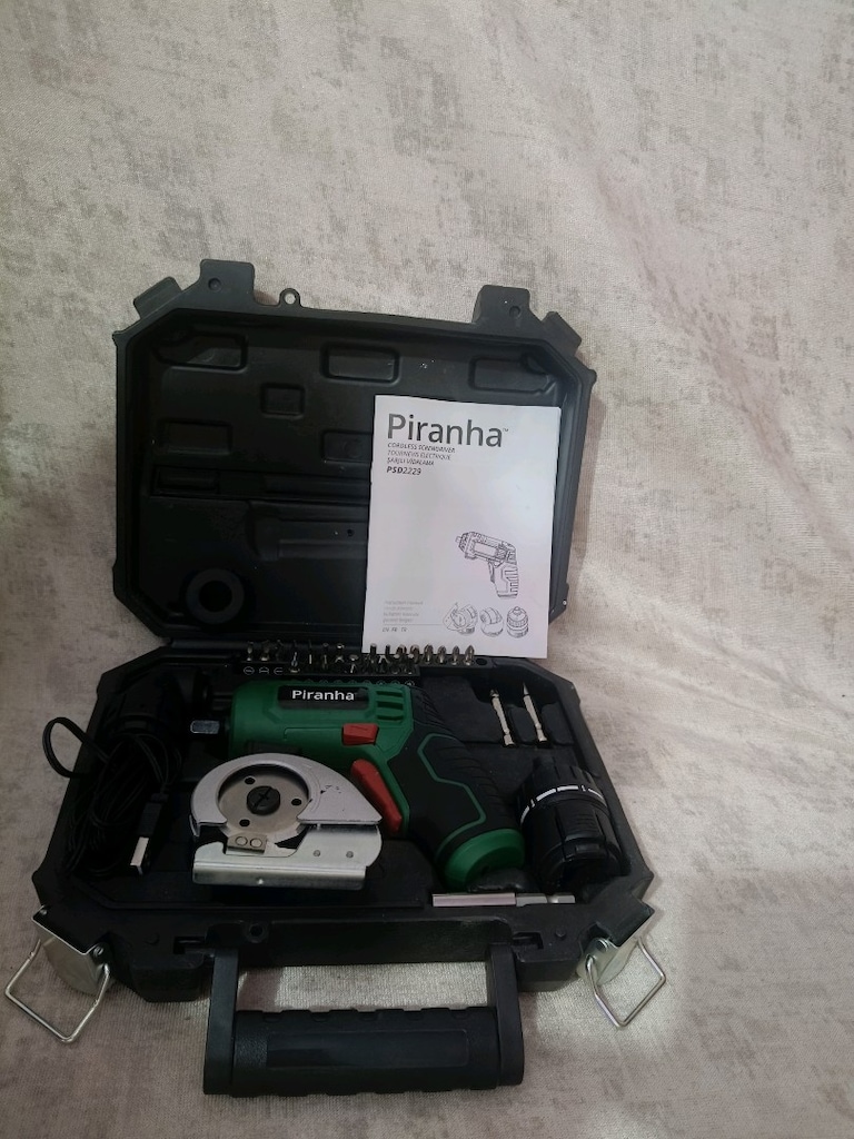 piranha multi başlıklı profesyonel şarjlı vidalama - 3