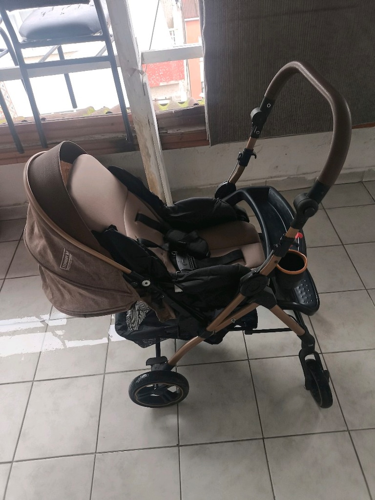 lux çift yönlü Bebek Arabası - 10