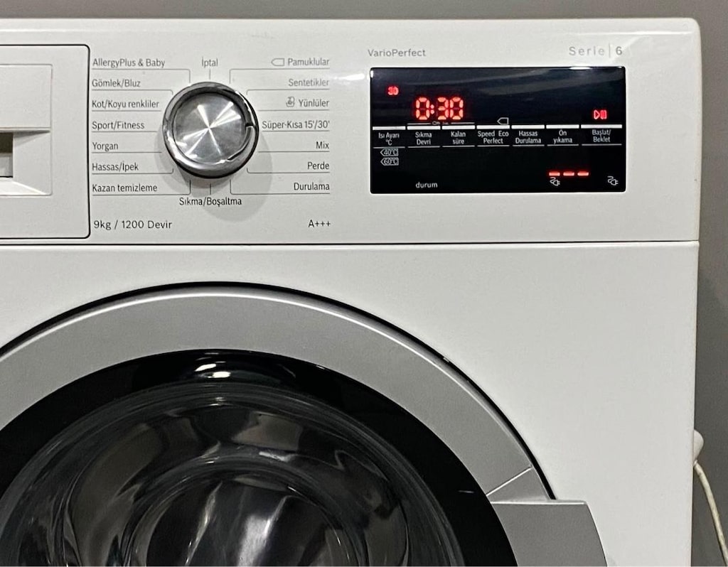 BOSCH SERİE6 9 KG 1200 DEVİR İNVERTER A+++ ÇAMAŞIR MAKİNESİ - 2
