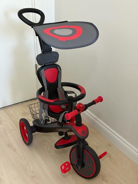 Globber explorer 4in1 bisiklet kırmızı