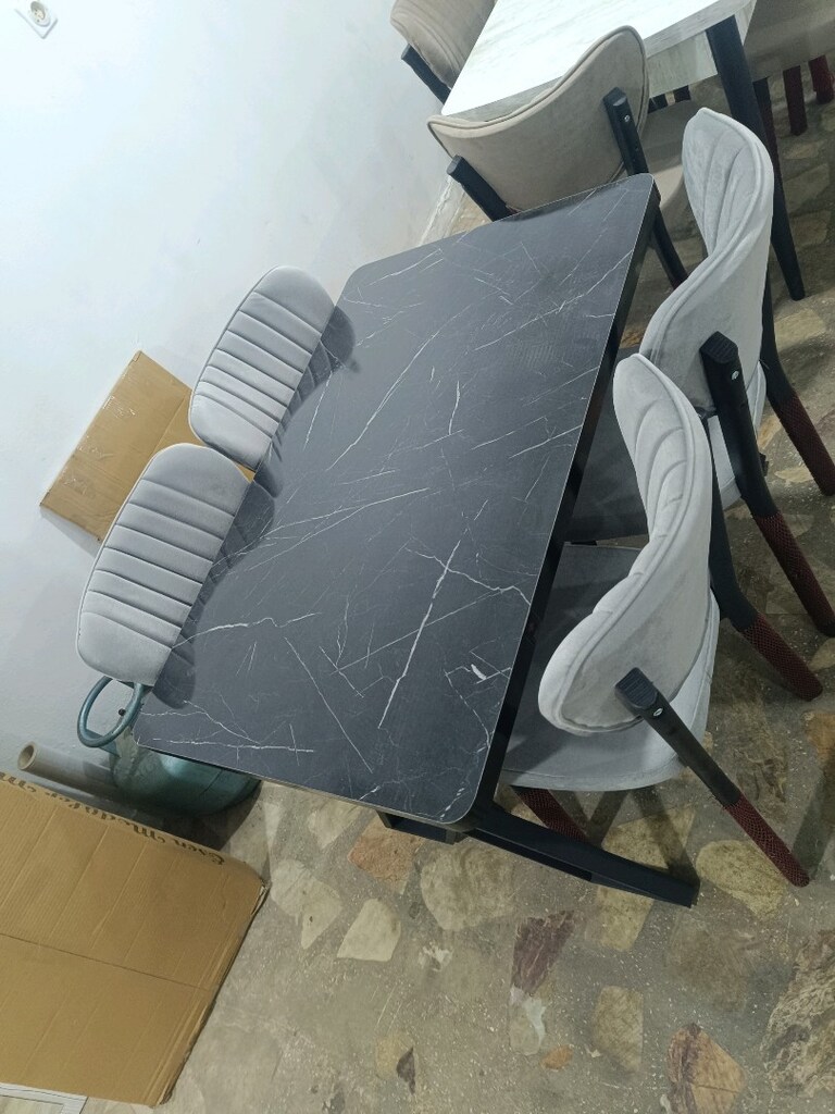 MDF 4 kişilik yemek masası sıfır ürün - 3