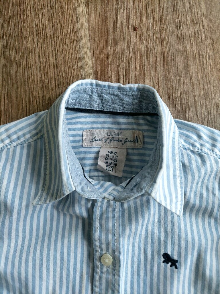 L.O.G.G by HM kids mavi çizgili gömlek - 5