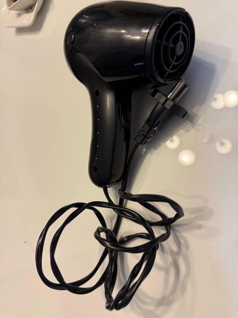 Philips contact 1000 siyah mini saç kurutma makinası - 4