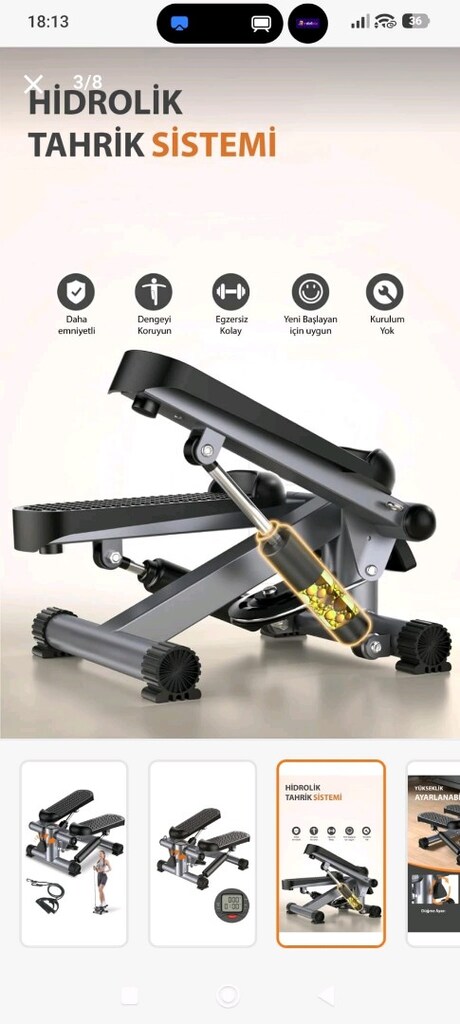 Mini stepper Egzersiz Aleti - 7