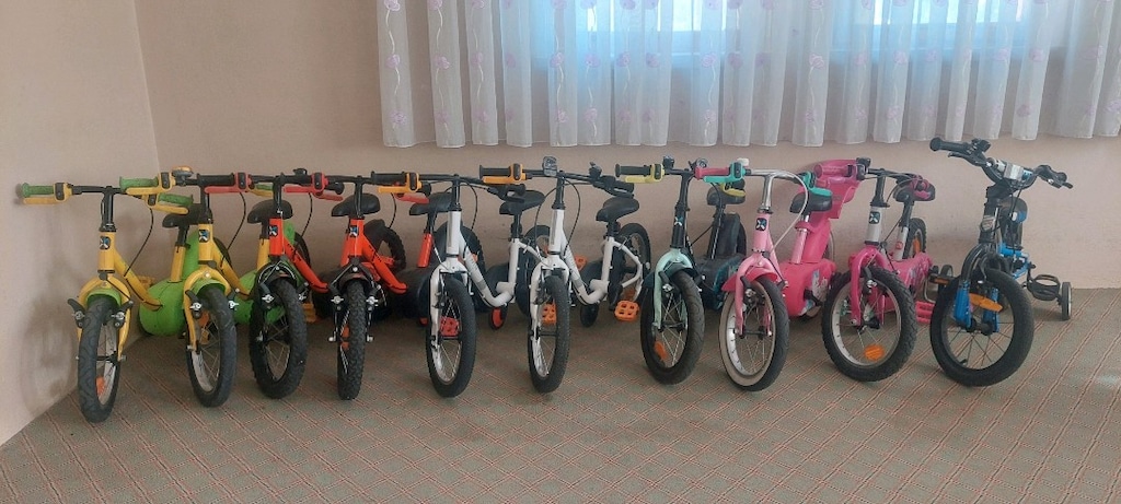 10 ADET DECATHLON BTWIN ÇOCUK BISIKLETI 14 JANT YENI GIBI - 7