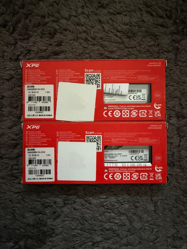 XPG 8GB (1x8GB) Gammix D30 Kırmızı DDR4 3200MHz CL16 1.35V PC Ram - 2