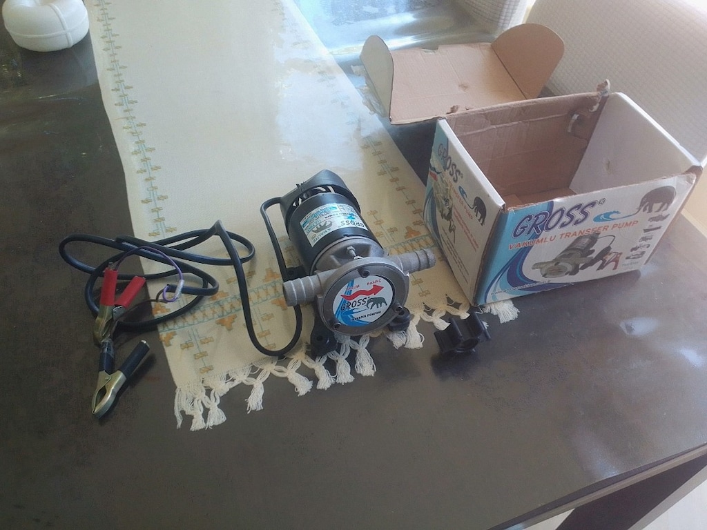 vakumlu transfer pompası 12 volt - 2