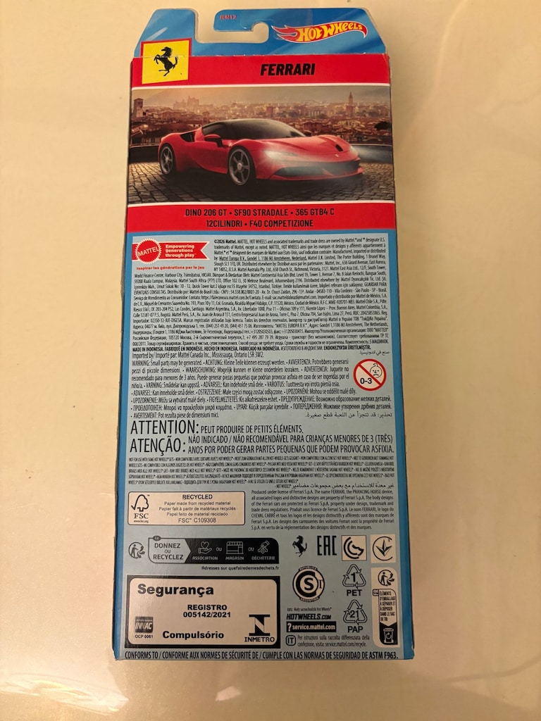 Hot wheels Ferrari 5'li Paket - 7