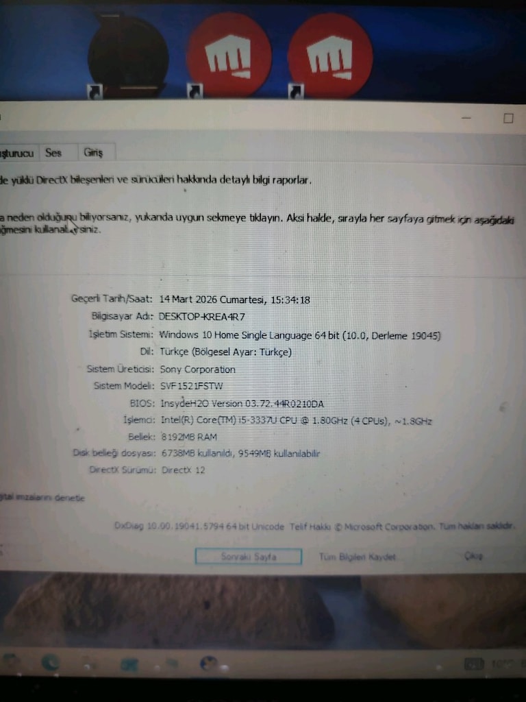Acil Satılık Sony Laptoo - 3