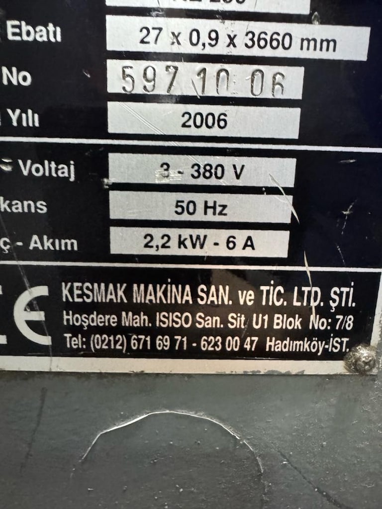 Kesmak 280 şerit testere - 4