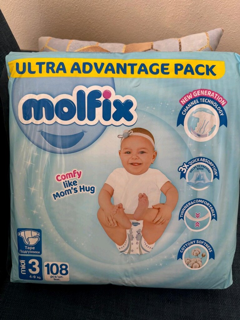 Mollfix Bebek bezi 3 numara bez - 2