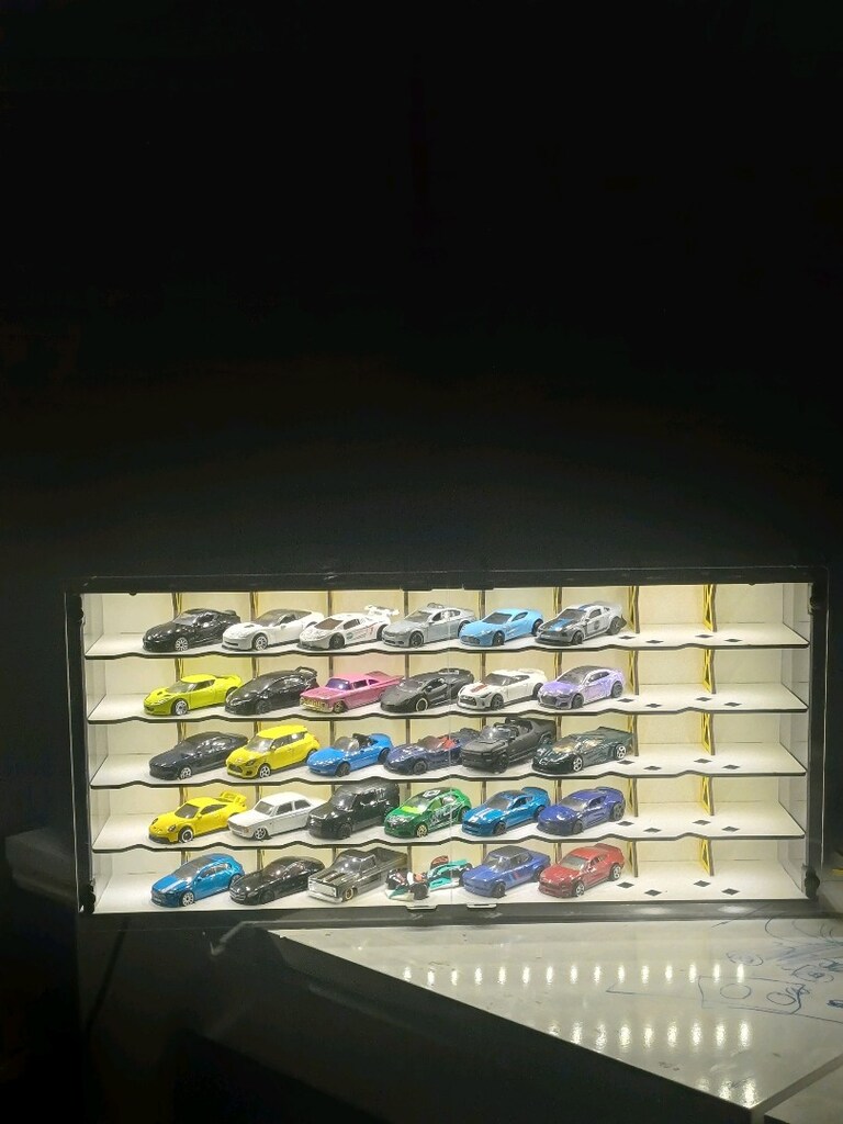 hot Wheels 40+9 araç kapasiteli ambiyanslı raf asılabilir 3 mm medefe - 6