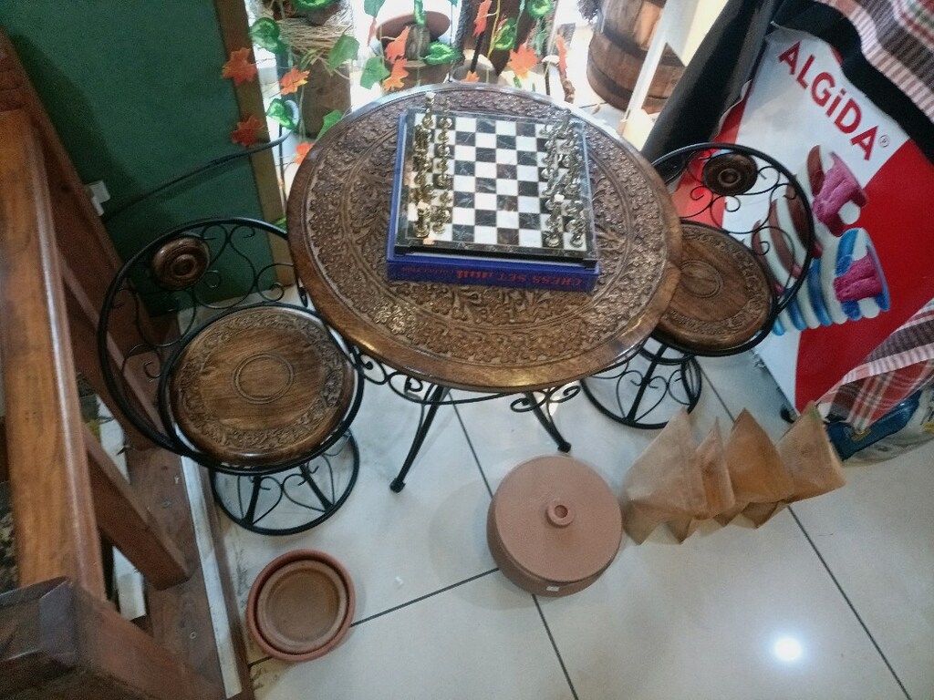 bahçe balkon masa sehpa sandalye takım retro klasik vintage - 2